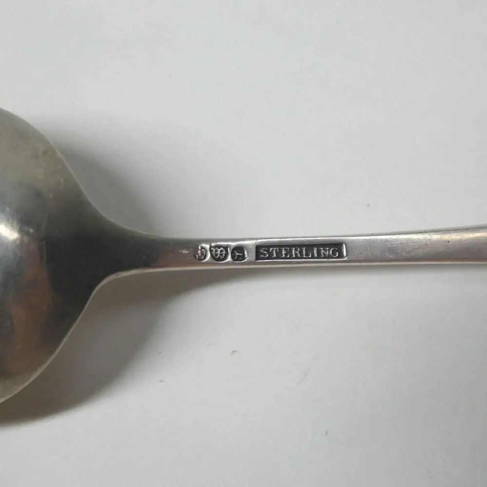 Watson Sterling Silver Spoon w/ Flower Bouquet Design 5.75